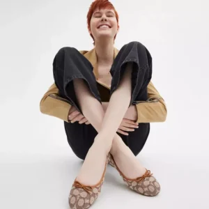Ballerine Abigail En Jacquard Exclusif