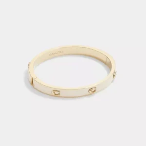 Bracelet Jonc à Charnière Signature Avec Clous