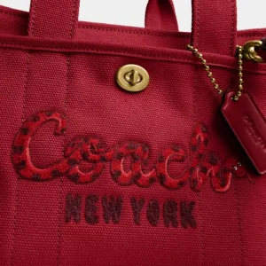 Cabas cargo 26 New Year avec inscription serpentine Coach