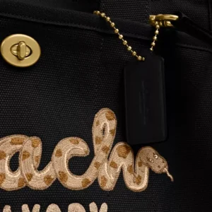 Cabas Cargo Nouvel An serpent avec écriture Coach