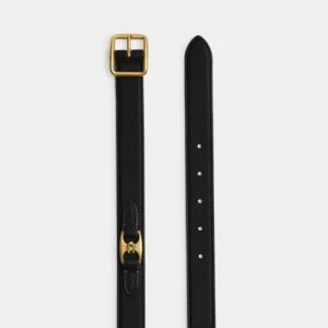 Ceinture à boucle classique avec détail à la hanche, 25 mm