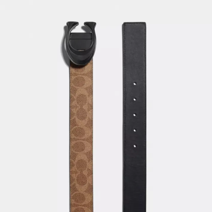 Ceinture Réversible Sur Mesure à Boucle Signature, 38 Mm
