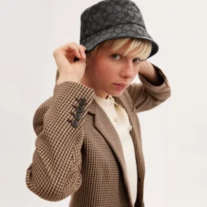 Chapeau Cloche En Jacquard Signature