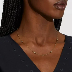 Collier En Perles De Cristal Classique