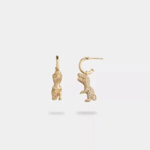 Créoles Huggie Rexy à Pavé