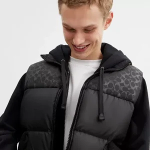 Doudoune sans manches en polyester recyclé