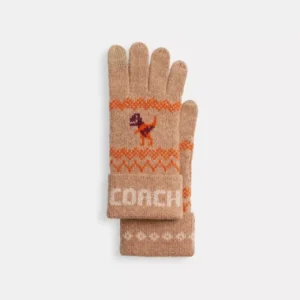 Gants Rexy en tricot à motif Fair Isle