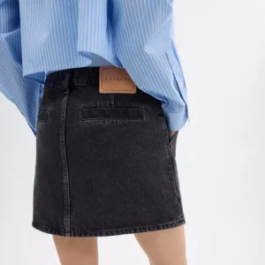 Jupe en denim en coton biologique