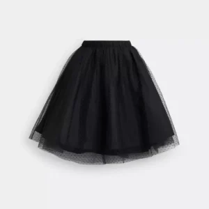 Jupe midi en tulle