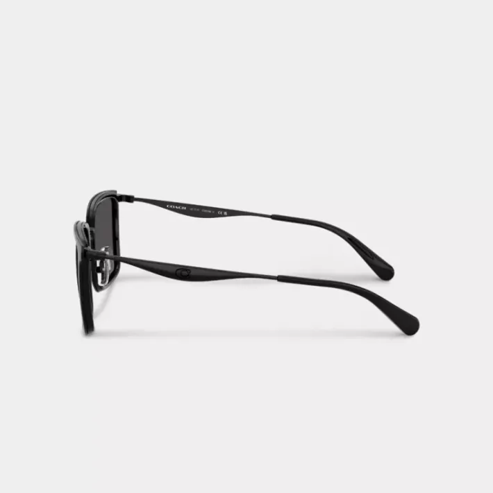 Lunettes de soleil carrées en métal Pillow Tabby