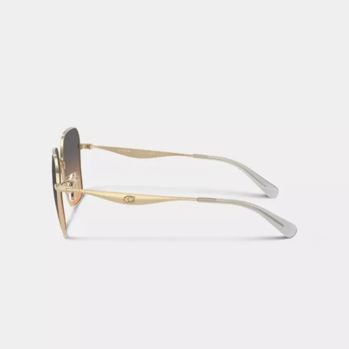 Lunettes de soleil hexagonales en métal Pillow Tabby