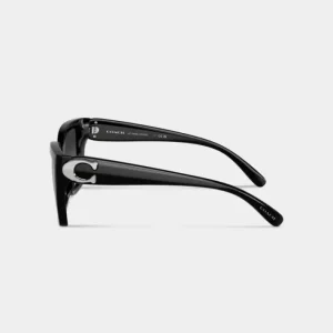 Lunettes de soleil œil-de-chat carrées Idole