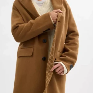 Manteau en laine double face