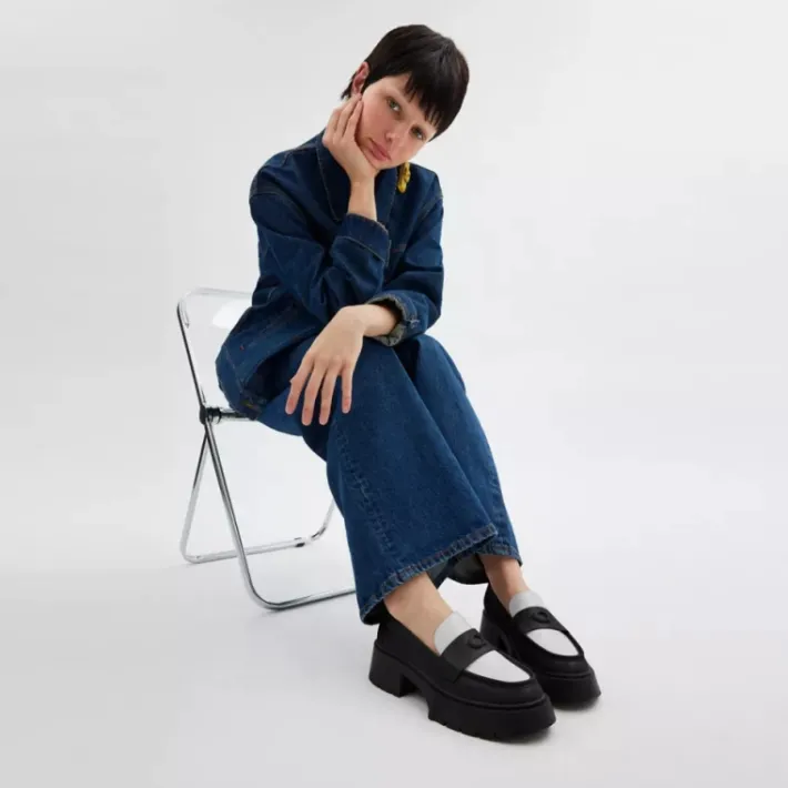 Mocassin à plateforme Leah