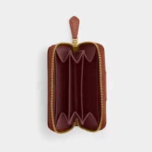 Petit porte-cartes Essentiel à fermeture zippée sur tout le tour en toile exclusive