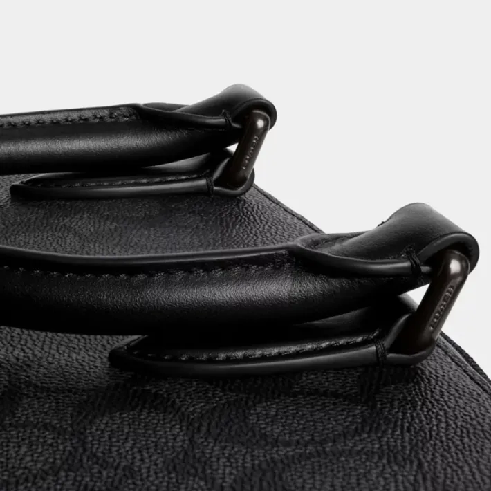 Porte-documents fin Gotham en toile exclusive