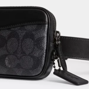 Sac Ceinture à Pochettes Multiples En Toile Signature