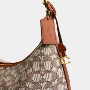 Sac épaule Juliet 38 en tissu jacquard exclusif