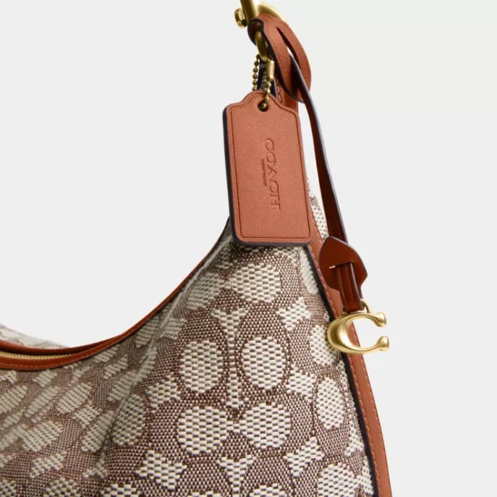 Sac épaule Juliet 38 en tissu jacquard exclusif