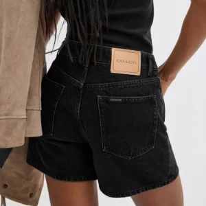 Short en denim en coton biologique