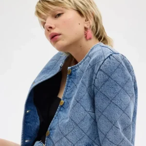 Veste En Denim Matelassé C Héritage En Coton Biologique