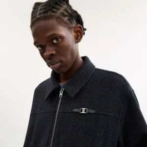 Veste Harrington avec plaque C traditionnelle