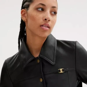 Veste Raccourcie à Boutons Pression à L’avant Et C Héritage