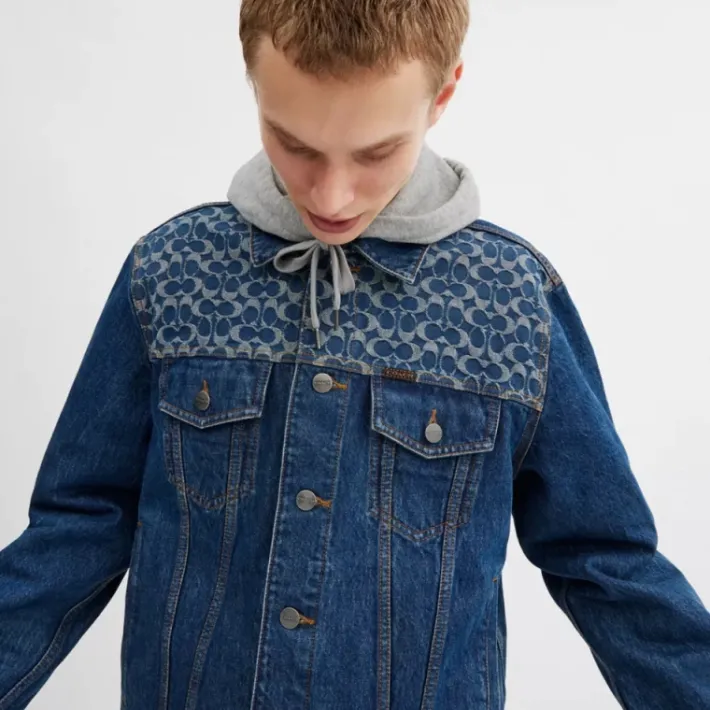 Veste trucker en denim