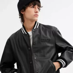 Veste universitaire en cuir